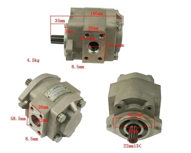 Forklift Parts CBK-G432-AT@L Hydraulic Pump For Hl, Cpcd50, 100% Premium suppliers