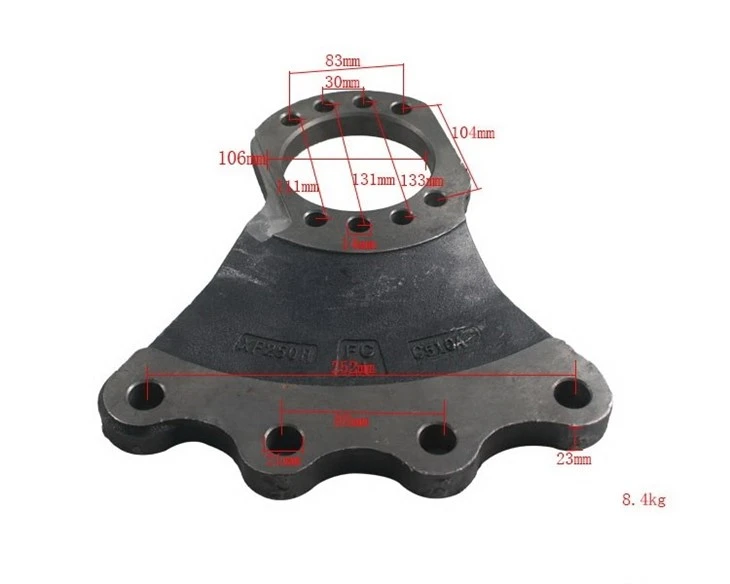Front Axle Parts XF300-110005-000 Right Sector Plate For Hc CPCD30-XW33F, Original