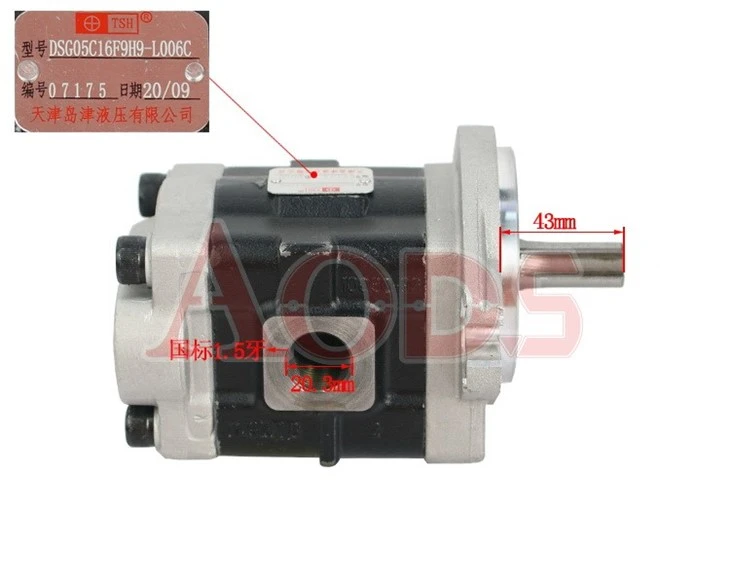 Hanzhi Forklift Parts DSG05C16F9H9-L006C Hydraulic Pump For Hc JR14/16 suppliers