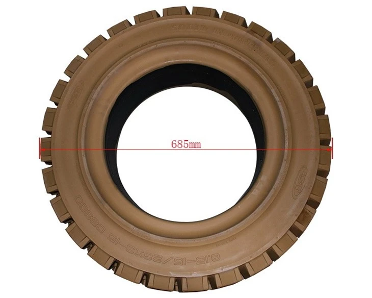 Hanzhi Forklift Parts Good Stability, Puncture Resistance Eco-friendly Tire 28*9-15