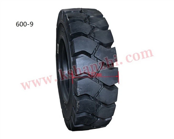 Forklift Parts 6.00-9, 7.00-12, 8.25-15 Rubber Solid Tire